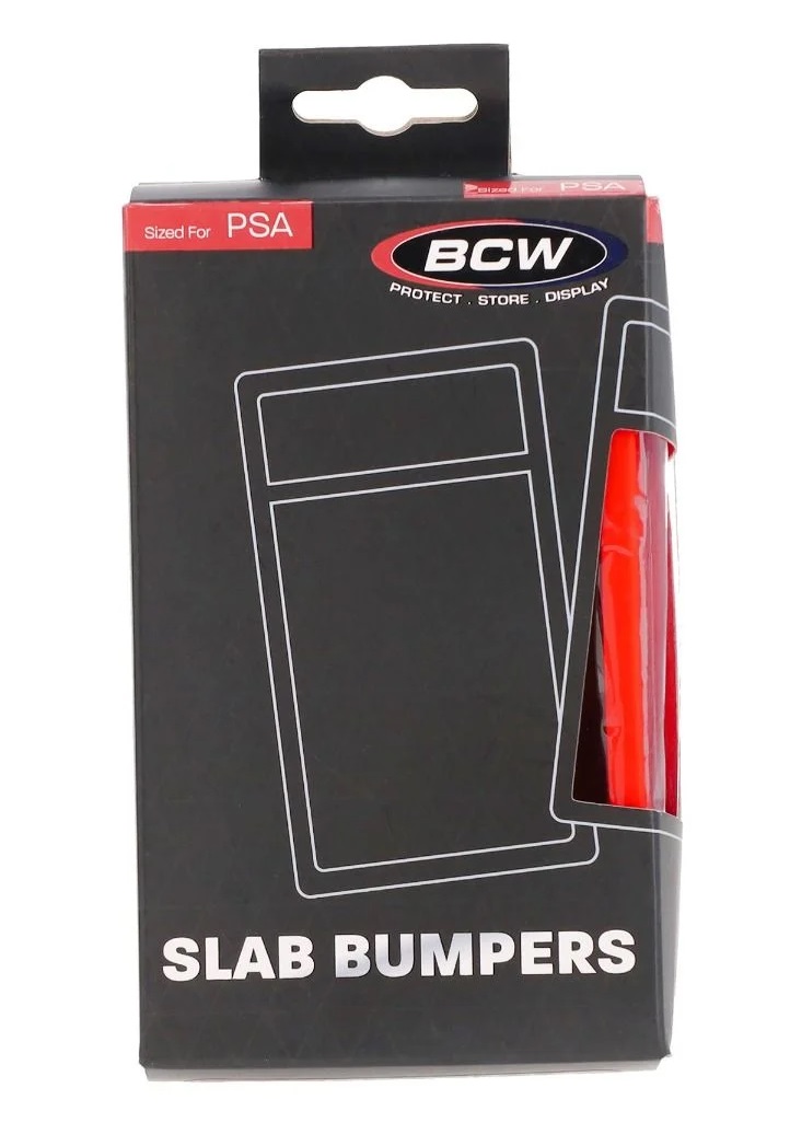 BCW Slab Bumpers (For PSA Graded Cards) - Red